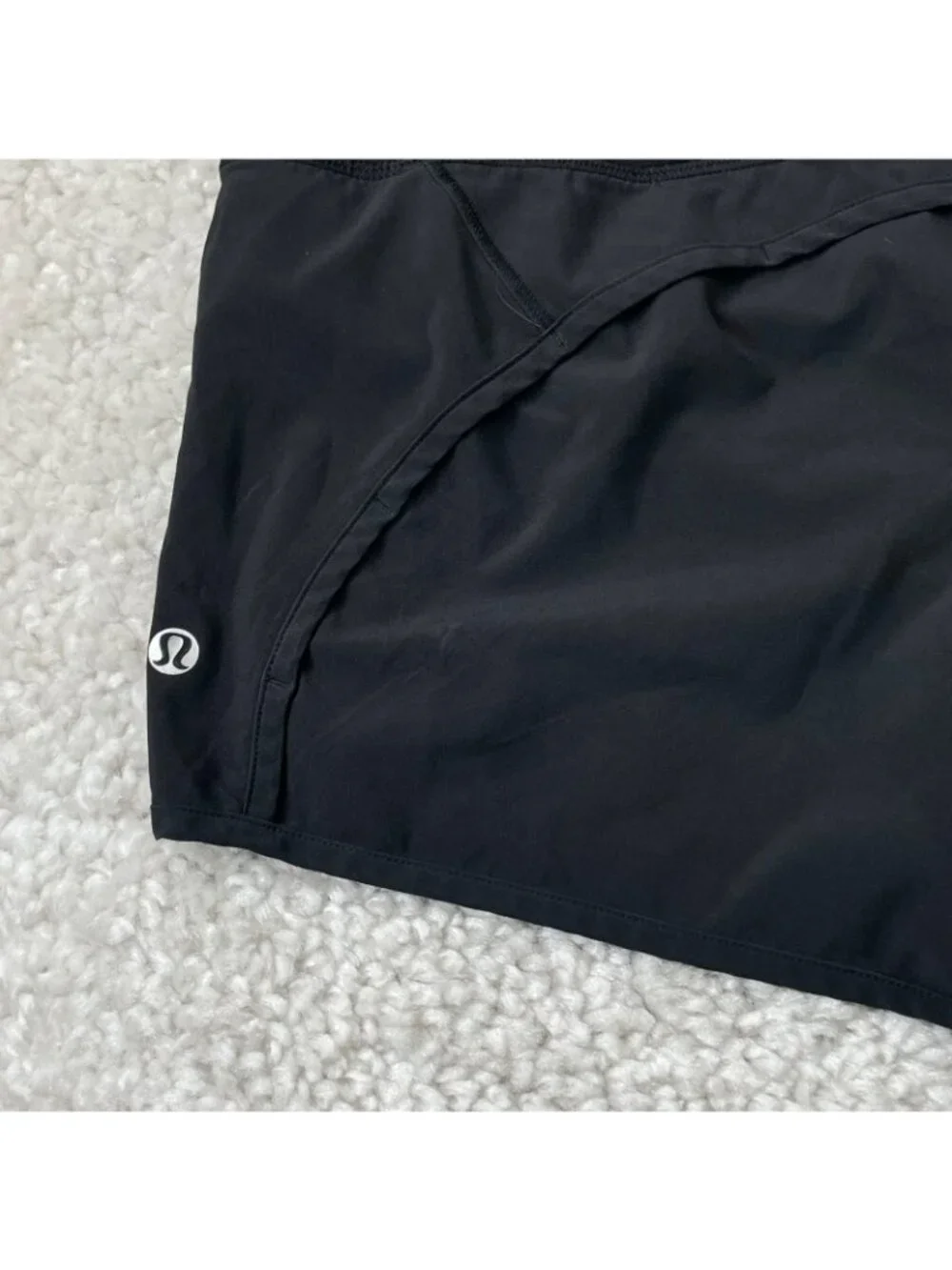 Lululemon Run Times Short Black Womens 6